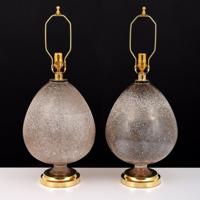 Pair of Scavo Murano Lamps, Manner of Alfredo Barbini - Sold for $2,750 on 11-06-2021 (Lot 17).jpg